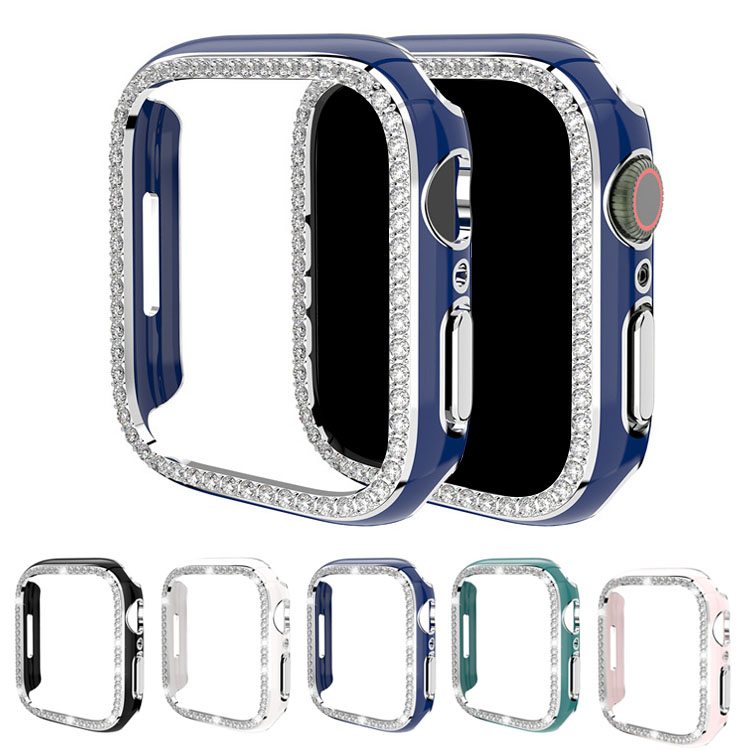 Apple Watch Series 9/8/7/Ultra 2/1 ケース カバー かわいい クリスタル風デコレーション アップルウォッチ シリーズ9/8/7/ウルトラ2/1 41mm/45mm/49mm｜keitaiichiba