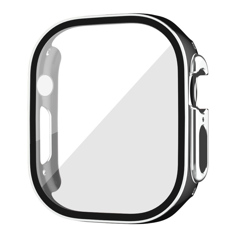 Apple Watch Series 9/8/7/Ultra 2/1 ケース カバー メッキ 強化ガラス（ガラスフィルム）付き 全面保護 液晶保護ケース アップルウォッチ｜keitaiichiba｜03