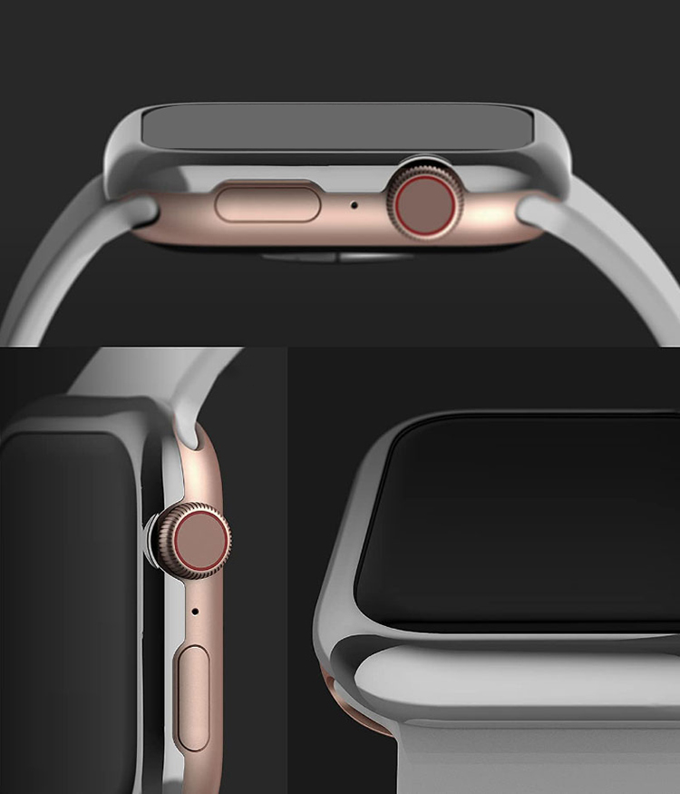 Apple Watch Series 9/8/7 カバー/ケース ステンレスバンパー 41mm/45mm かっこいい アップルウォッチ シリーズ9/8/7 バンパーカバー ステンレスフレーム｜keitaiichiba｜03