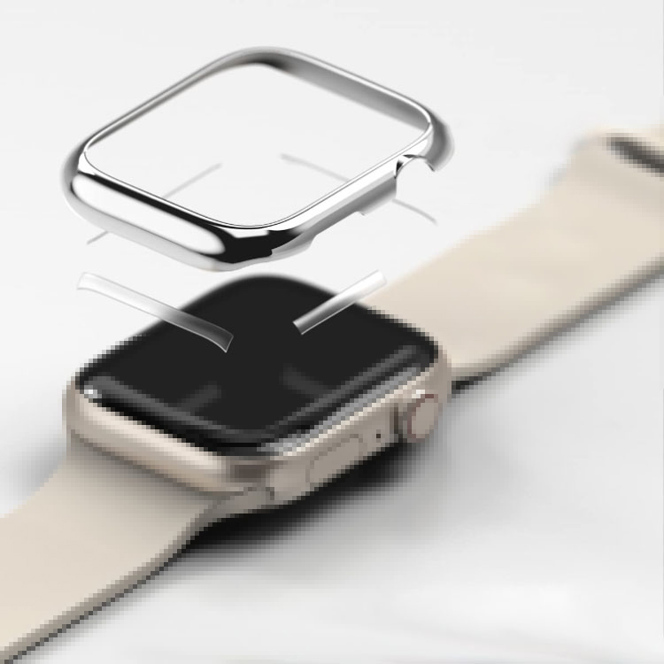 Apple Watch Series 9/8/7 カバー/ケース ステンレスバンパー 41mm/45mm かっこいい アップルウォッチ シリーズ9/8/7 バンパーカバー ステンレスフレーム｜keitaiichiba｜04