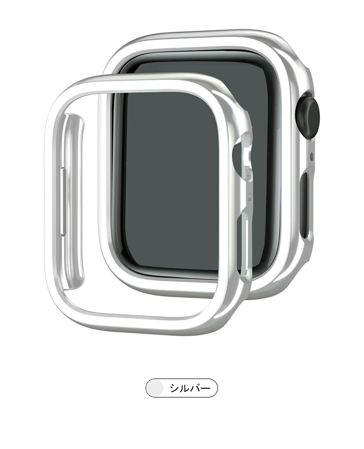 Apple Watch Series 9/8/7/Ultra 2/1 ケース メッキ カバー アップル アップルウォッチ シリーズ9/8/7/ウルトラ2/1 41mm/45mm/49mm ハードケース｜keitaiichiba｜07