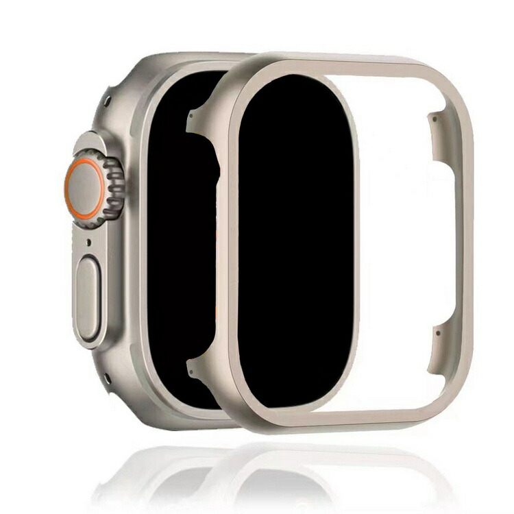 Apple Watch Ultra 2/1 バンパー ケース 耐衝撃 アルミ 49mm