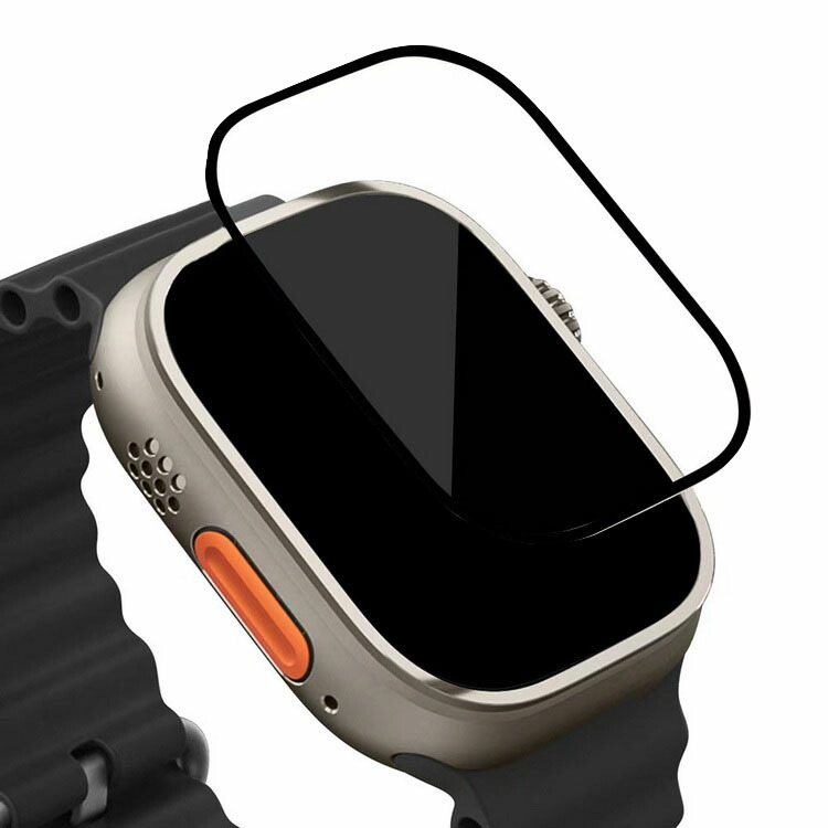 Apple Watch Ultra 2/1 ガラスフィルム 強化ガラス 液晶保護 