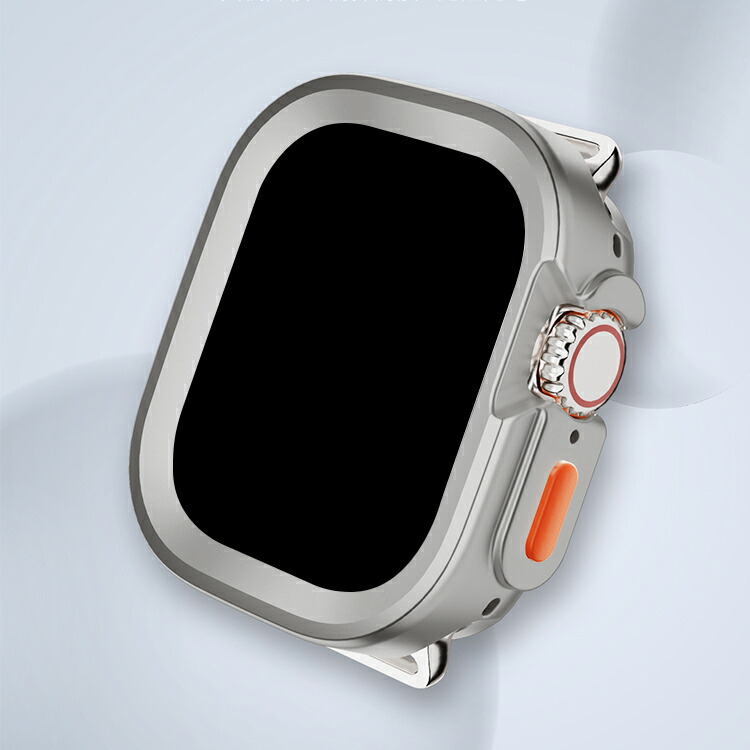 Apple Watch Ultra 2/1 ケース 耐衝撃 TPU ソフトケース バンパー 49mm