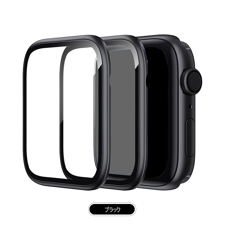 Apple Watch Series 10 液晶保護フィルム 全面保護 強化ガラス