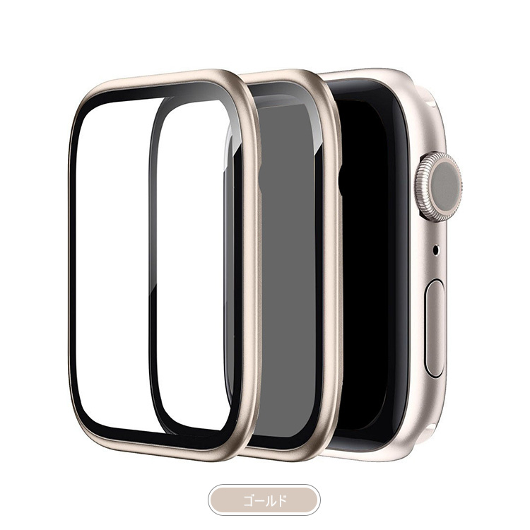 Apple Watch Series 10 液晶保護フィルム 全面保護 強化ガラス
