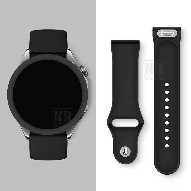 COROS PACE4 ブラック　シリコンバンド coros pace 4 バンド ベルト Apex PACE Pro シリコン バンド幅 20mm