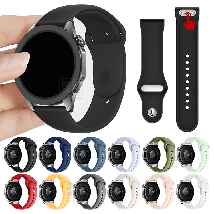 HUAWEI Watch �o���h �x���g �V���R�� �o���h�� 18mm 20mm 22mm Watch6 Watch GT 6 Pro �������X�g�o���h/�����o���h/�����x���g