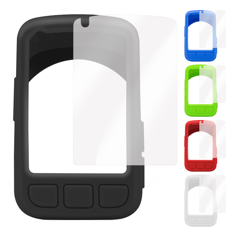 Wahoo Elemnt Bolt V2 �V���R���P�[�X/�J�o�[ �V���R���ی�J�o�[ + �t���ی�t�B���� �ϏՌ� �J�o�[ ��ʕی� ���h�~ PET �t�B���� �V���R���J�o�[ ���t�[
