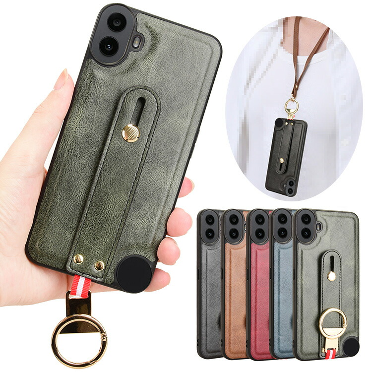 CMF Phone 1 �P�[�X �ϏՌ� �J�o�[ �X�}�z�V�����_�[ PU���U�[+�v���X�`�b�N �V�����_�[�X�g���b�v ���|���x���g�t�� ������ �x���g �����h�~�x���g