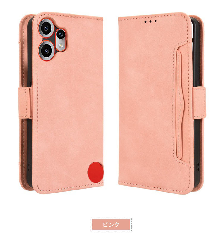 CMF Phone 2 Pro ケース 手帳型 かわいい カバー ストラップ穴