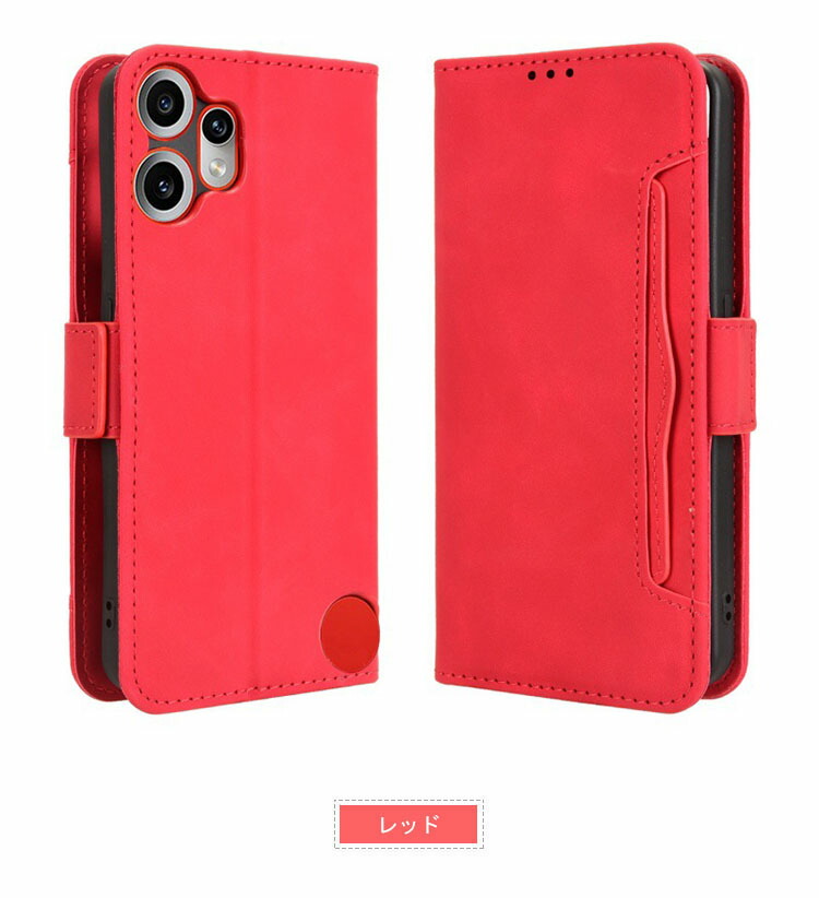 CMF Phone 2 Pro ケース 手帳型 かわいい カバー ストラップ穴