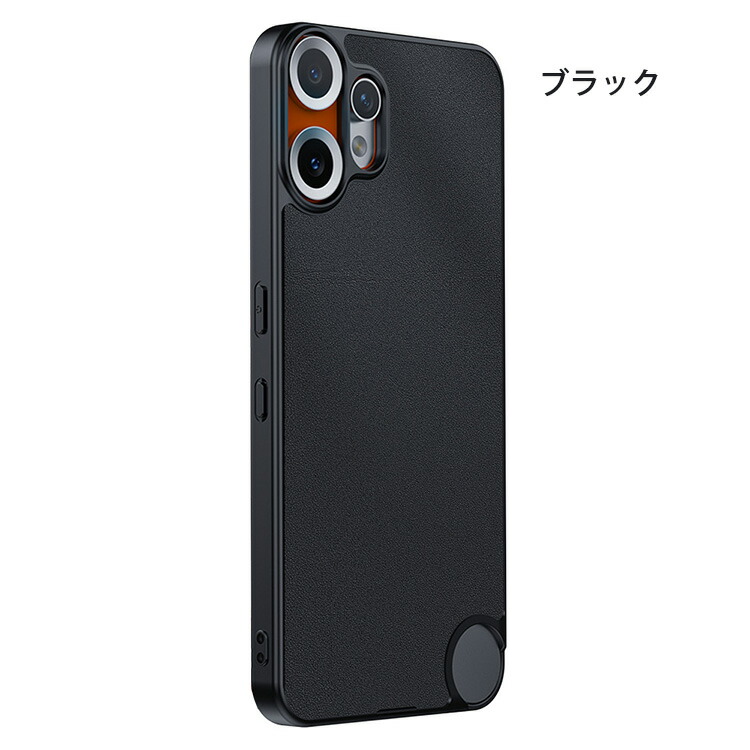 CMF Phone 2 Pro ケース カバー マット PUレザー ストラップ穴 Nothing