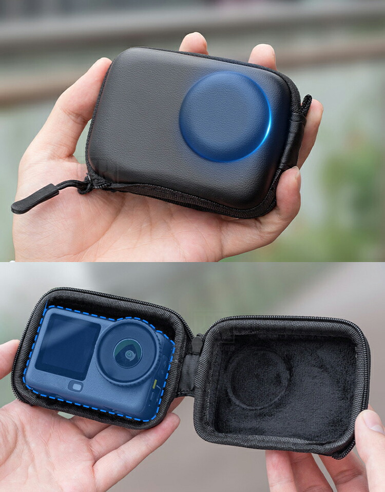 dji osmo action 6 ケース カバー かばん ポーチ ポータブル PUレザー