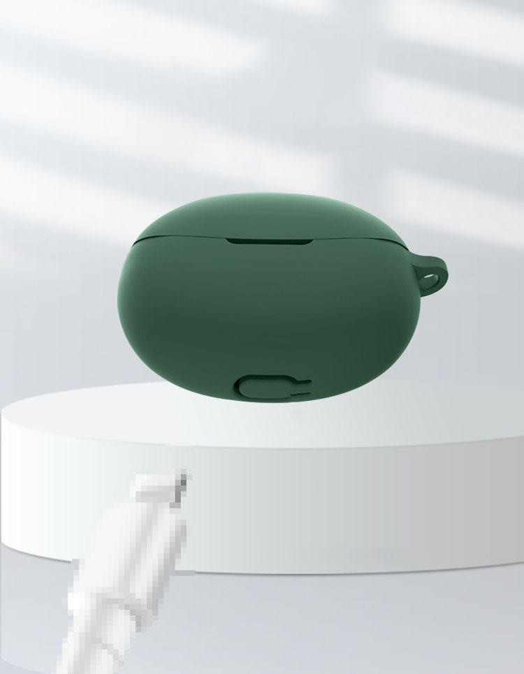 イヤホンケースOPPO Enco Air2 Pro用 充電穴付き(ブラック) OPPO Enco Air2 Pro ケース/カバー 充電穴付き ソフトケース