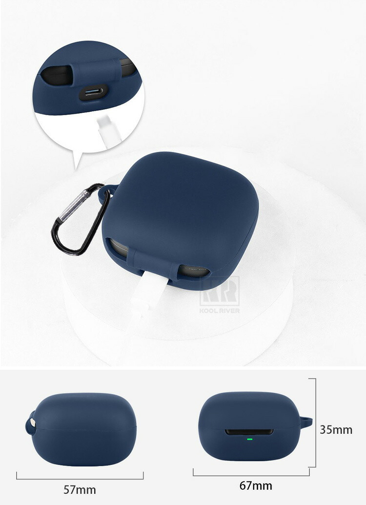 EarFun Air Pro 4i ケース ワイヤレスイヤホン 保護シリコン イヤー