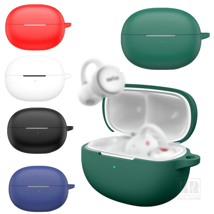 EarFun Clip �P�[�X �V���R�� �ی�P�[�X ���h�~ �\�t�g�J�o�[ �C���[�t�@�� �N���b�v �Ή� ������� �V���v�� �ϏՌ�