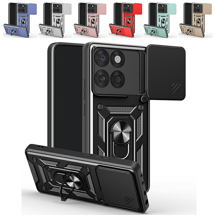 Edge 60 �N���A �P�[�X Edge 60S/Edge 60 Pro �ϏՌ� �}�O�l�b�g���ԍڃz���_�Ή� �X���C�h���J���������Y�J�o�[�t�� �����Y�ی� �X�^���h�@�\