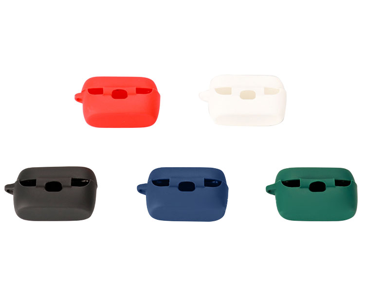 ☆Jabra Elite 4 ケース シリコン製 保護ケース Jabra Elite 4 ケース ワイヤレスイヤホン 保護シリコン カラビナ付き