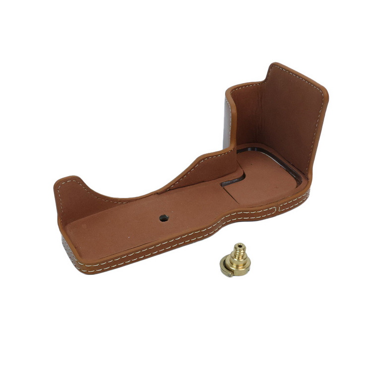 CANON EOS R8 ケース PUレザーハーフケース ハーフカバー 保護ケース