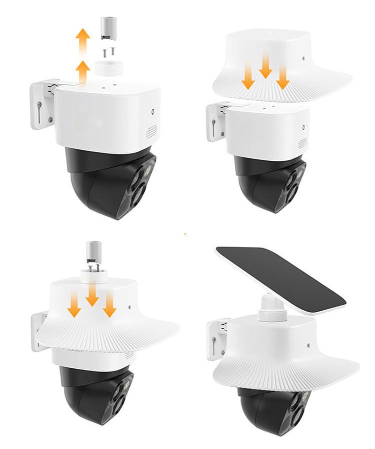 Eufy SoloCam S340 シェード ケース シールド 雨よけ 傘 屋外用防雨