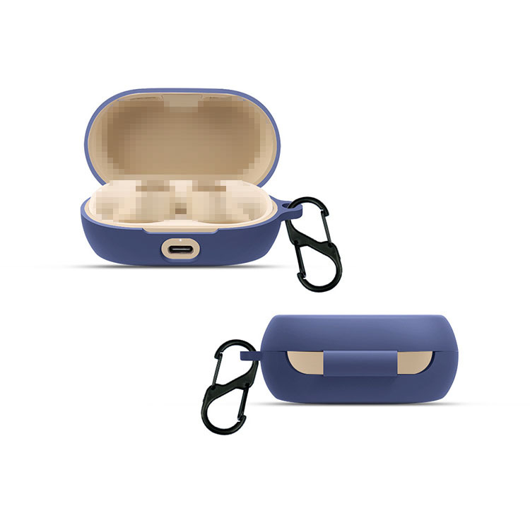 Jabra Elite 7 Pro ケース / カバー カラビナ付き シリコン ワイヤレス