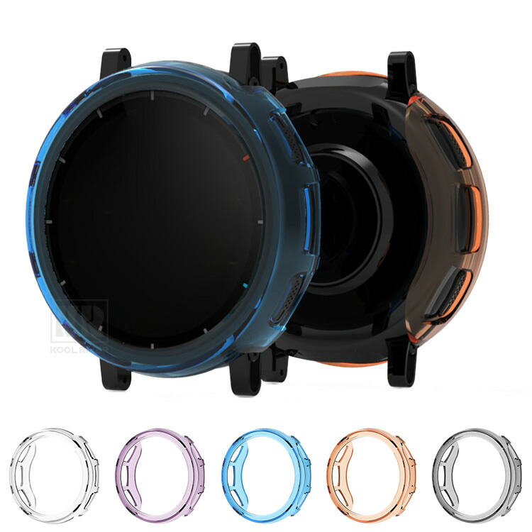 Insta Active 3 Premium�Ή� �N���A�P�[�X/�J�o�[ �ϏՌ� �ی�P�[�X �J�o�[ �\�t�gTPU �N���A �v���e�N�^�[�J�o�[ ���^ �y�� �\�t�g�P�[�X Amazfit