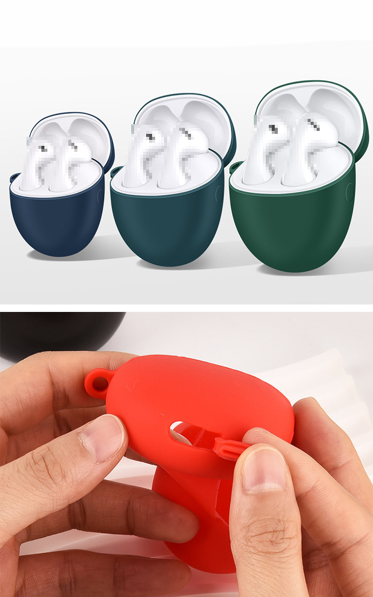 HUAWEI FreeBuds 5 ワイヤレスイヤホン ケース カラビナ付き シリコン