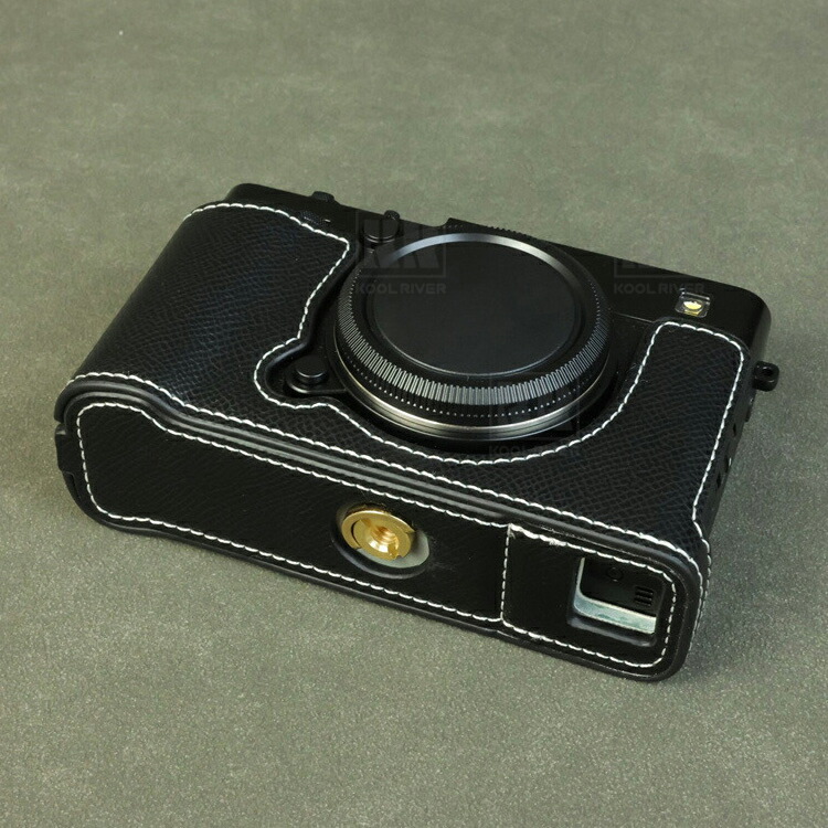 FUJIFILM X-E5 ケース カメラケース PUレザーハーフケース ハーフ