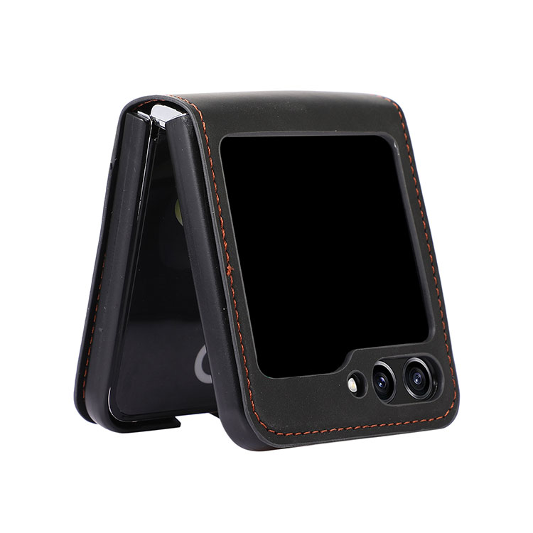 Galaxy Z Flip5 ケース / カバー 折りたたみ型 カード収納 ストラップ