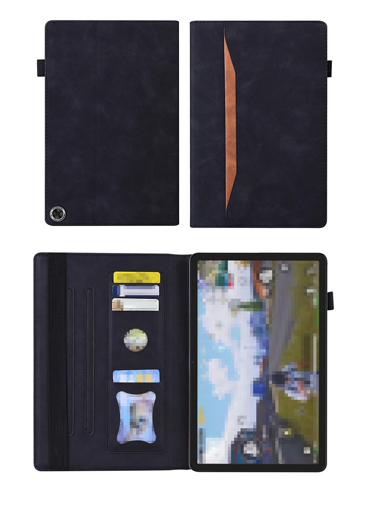 Amazon Fire Max 11 ケース カバー 11インチ PUレザー ペンホルダー付き カード収納 ファイヤー マックス11 手帳型 スタンド機能 手帳型 保護ケース｜keitaiichiba｜02