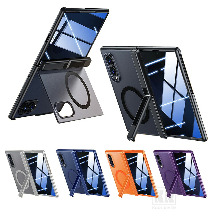 Galaxy Z Fold8 �P�[�X �ϏՌ� �J�o�[ �܂肽���݌^ �����K���X�t�B�����t�� �q���W�ی� �v���X�`�b�N �������}�b�g�d�l Qi�[�d ���C�����X�[�d�Ή�