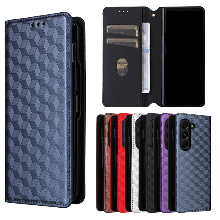 Galaxy Z Fold6 �P�[�X �蒠�^ �J�o�[ �܂肽���݌^ �􉽊w�͗l �X�^���h�@�\ �J�[�h���[ �X�g���b�v�z�[���t�� Samsung �T���X�� �M�����N�V�[ Z