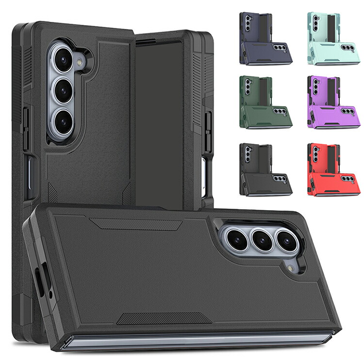 Galaxy Z Fold7 ケース カバー 折りたたみ型 カメラ保護あり