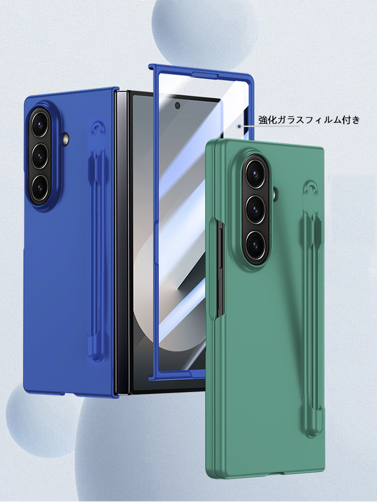 Galaxy Z Fold7 クリア ケース カバー 折りたたみ型 透明 強化