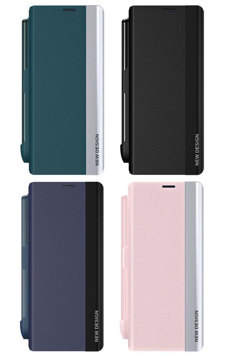 Galaxy Z Fold7 ケース 手帳型 カバー 折りたたみ型 二つ折り メッキ