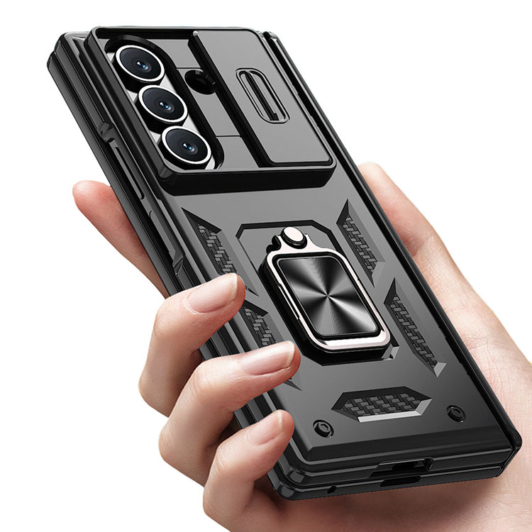 Galaxy Z Fold7 256GB PITAKAケース・リング付 Galaxy Z Fold7】PITAKAのMagSafeケースで、マグネット充電も便利に