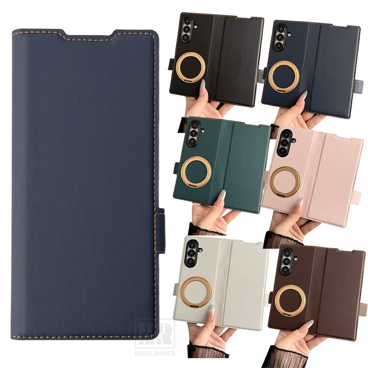 Galaxy Z Fold8 �P�[�X �J�o�[ �܂肽���݌^ �蒠�^PU���U�[�P�[�X �����K���X�t�B�����t�� ��̌^�����O�t�� �X�^���h�@�\ �ی�P�[�X Samsung �T���X��