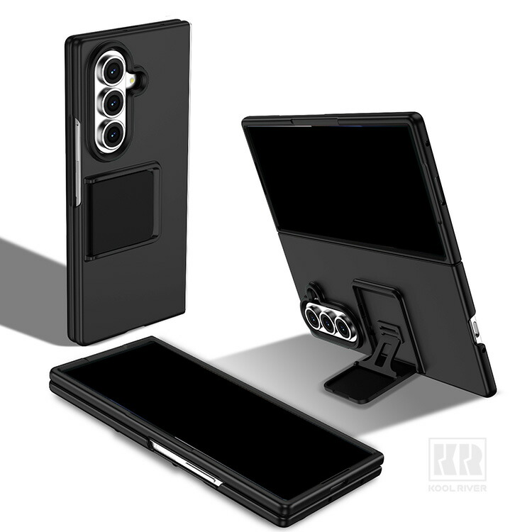 Galaxy Z Fold8 Ultra ケース カバー 折りたたみ型 一体型スタンド付き