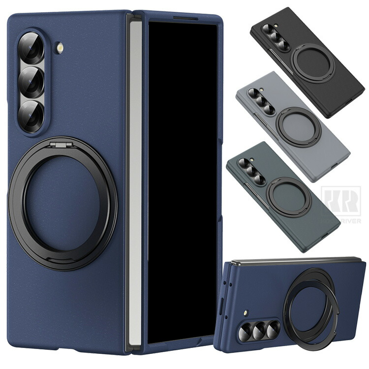 Galaxy Z Fold8 �P�[�X �J�o�[ �܂肽���݌^ TPU+�v���X�`�b�N �����K���X�ی�t�B�����t�� Qi�[�d ���C�����X�[�d �Ή� �X�^���h�@�\ �����O�t�� Samsung