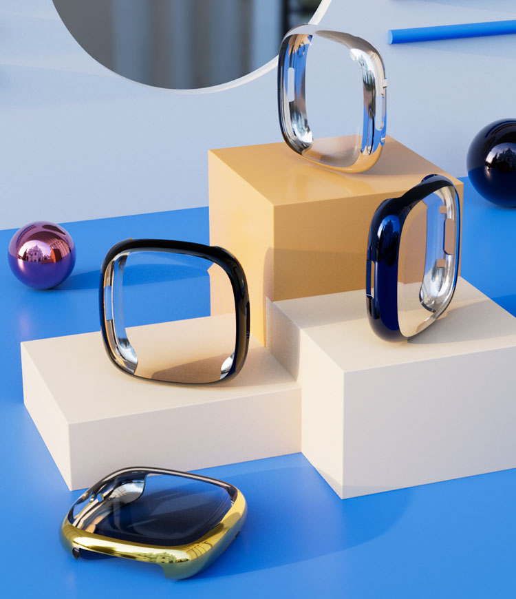 Fitbit Versa4/sense2 ケース カバー TPU メッキ 液晶保護 耐衝撃 レディース メンズ 保護カバー フィットビット ヴァーサ 4/フィットビット Sense2｜keitaiichiba｜07