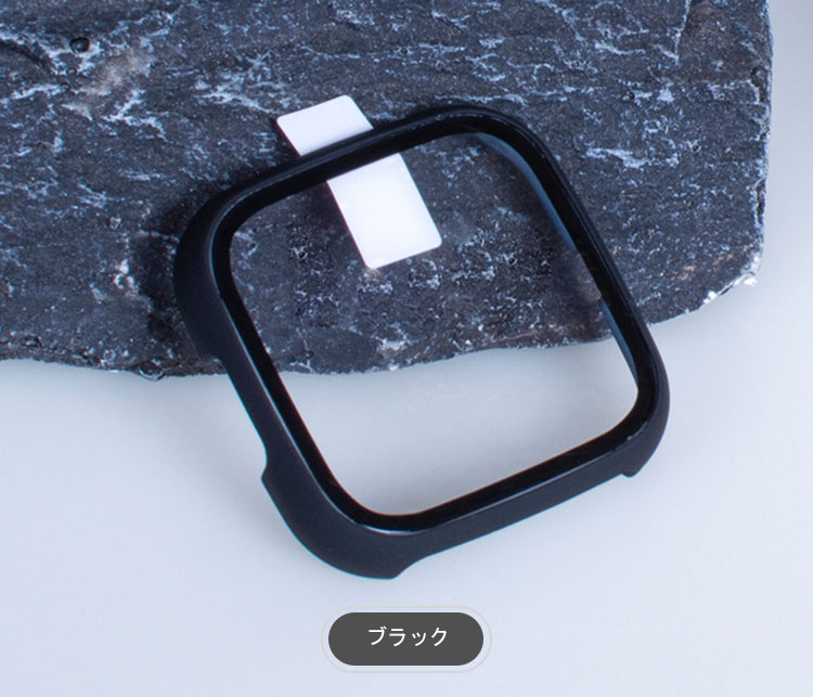 Fitbit Versa4/sense2 ケース カバー 強化ガラス（ガラスフィルム）付き 全面保護 液晶保護ケース フィルム一体 ハードケース フィットビット ヴァーサ｜keitaiichiba｜07