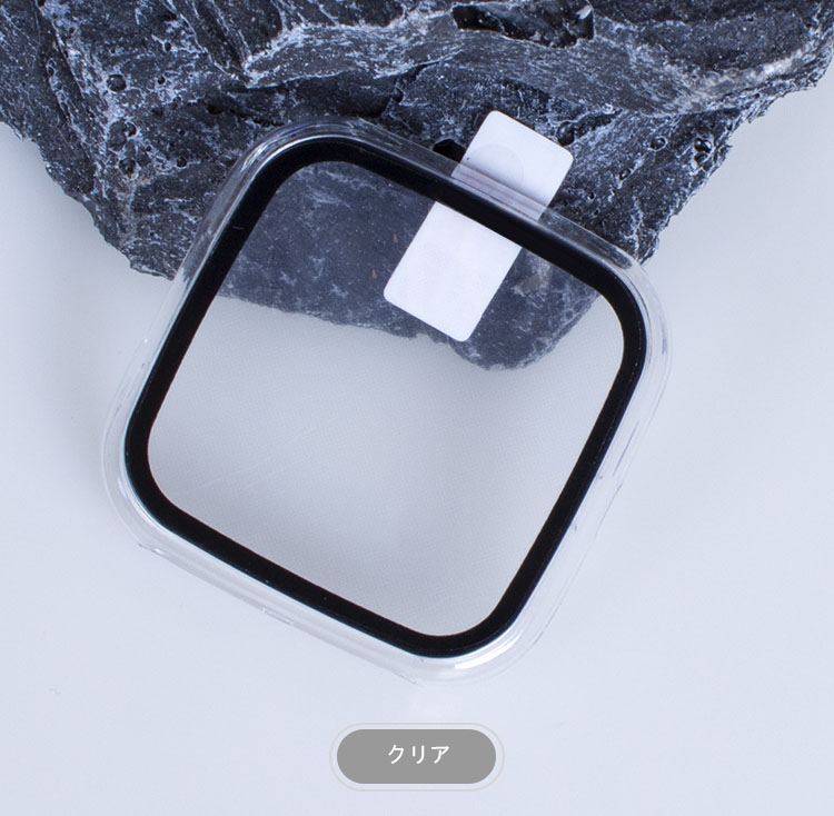 Fitbit Versa4/sense2 ケース カバー 強化ガラス（ガラスフィルム）付き 全面保護 液晶保護ケース フィルム一体 ハードケース フィットビット ヴァーサ｜keitaiichiba｜08