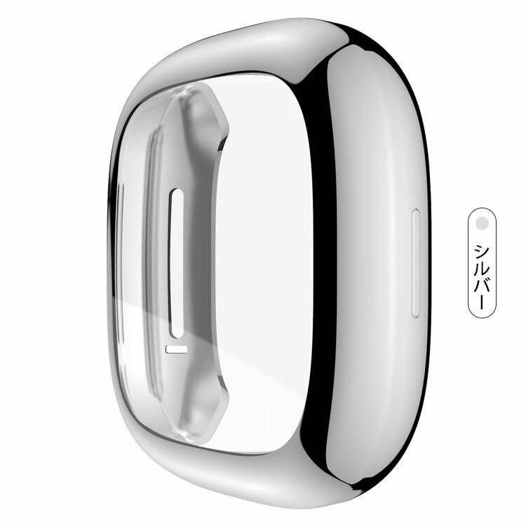 Fitbit Versa 3/Fitbit Sense カバー TPU メッキ加工 液晶保護 耐衝撃 レディース メンズ 保護カバー 保護ケース 高品質TPU ソフト 保護 オシャレ 耐衝撃｜keitaiichiba｜07