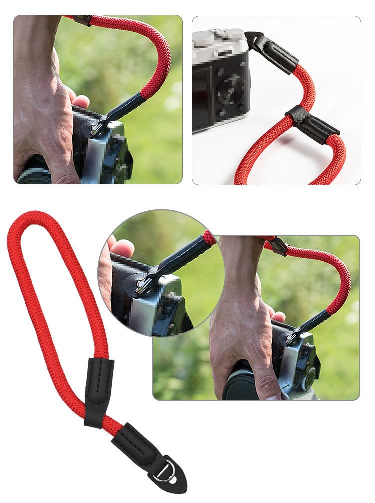 FUJIFILM GFX100RF ハンド紐 ストラップ ポリエステル リスト紐 落下