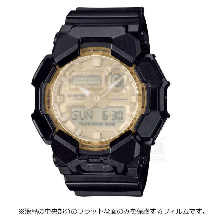 G-SHOCK腕時計 本体　➕　ガラスフィルム GA-010GB-1A9JF ガラスフィルム 強化ガラス 2枚入り GA-010GGB-1A9JF