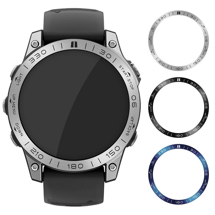 Garmin Fenix8 �x�[�������O Fenix 8 47mm 51mm �ی�J�o�[ �x�[�������O�t���[�� �X�e�����X ��t�ȒP �S���� GARMIN �K�[�~�� �t�F�j�b�N�X8 �A���[���h