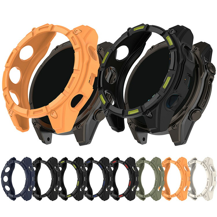 fenix 8 Pro AMOLED �N���A�P�[�X  �J�o�[ �\�t�g TPU �v���e�N�^�[�J�o�[ �ی�P�[�X/�J�o�[ �ϏՌ��P�[�X/�J�o�[ �\�t�g�P�[�X GARMIN �K�[�~��