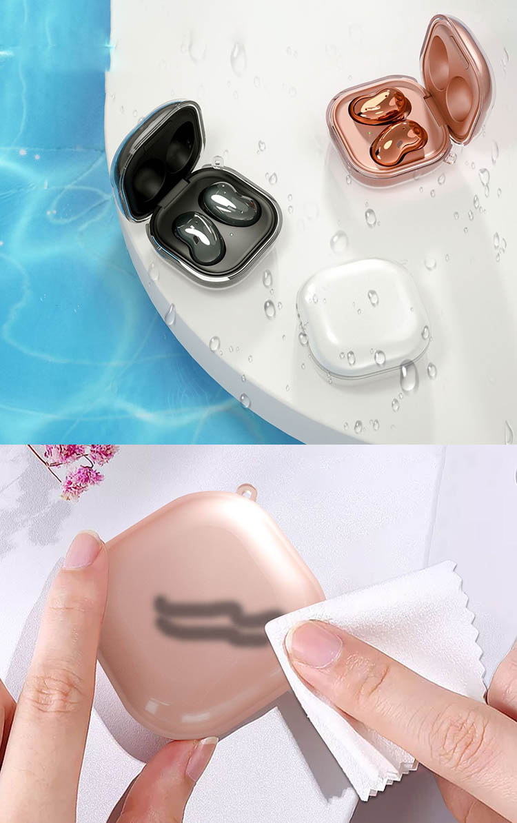 Galaxy Buds2 Pro ホワイト イヤフォン　クリアケース付き 楽天市場】Samsung Galaxy Buds 2 ケース カラビナ付き Galaxy
