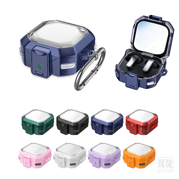 Insta Galaxy Buds4�Ή� �P�[�X �N���A Buds4 Pro �J�o�[ �N���A ���� �J���r�i�t�� Qi�[�d ���C�����X�[�d�Ή� �A�N���� �n�[�h�P�[�X ������ �V���v��
